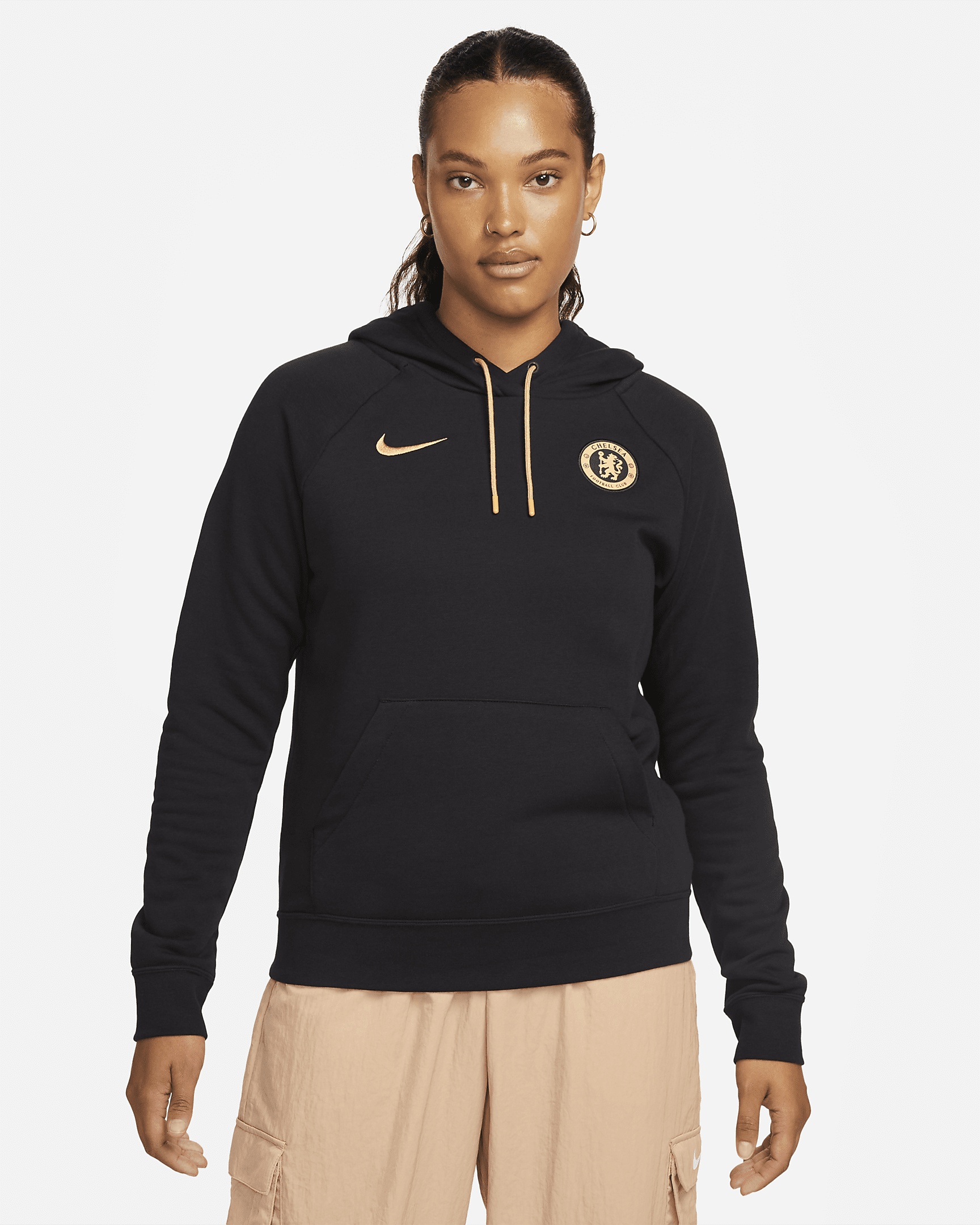 Chelsea FC Essential Nike Women's Fleece Pullover Hoodie - 1