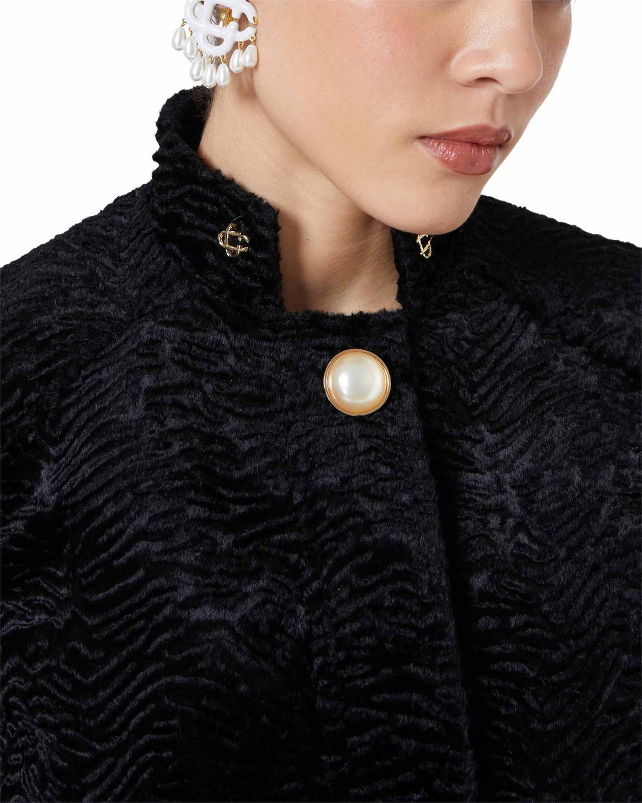Astrakhan Short Suit Jacket - 4