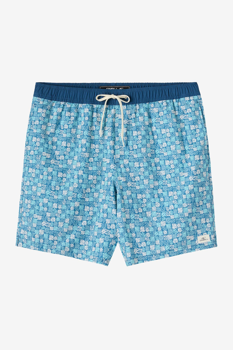 Hermosa Elastic Waist 17" Swim Trunks 1