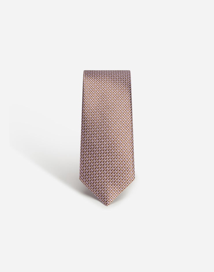 6cm blade tie in silk jacquard - 2