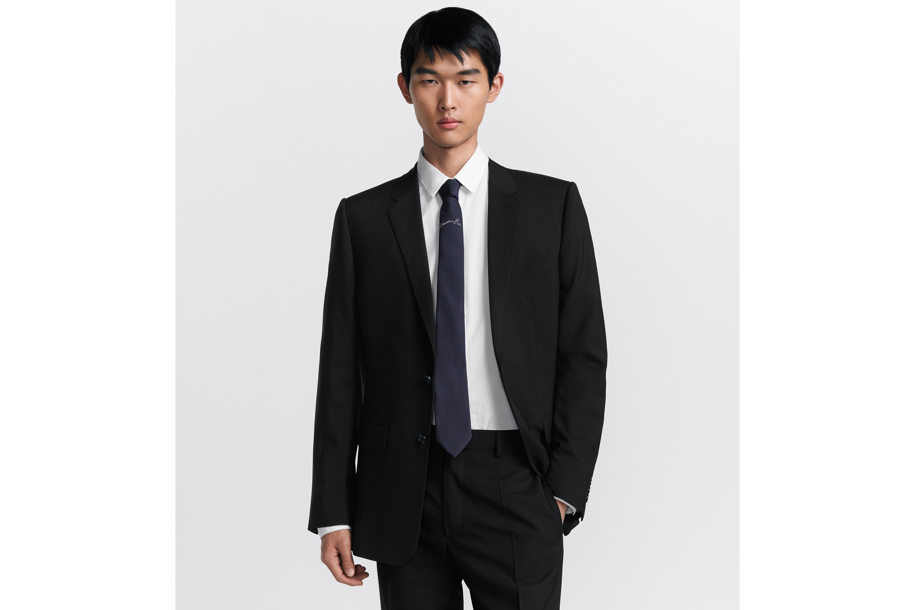 Tie with Handwritten Christian Dior Signature - 2