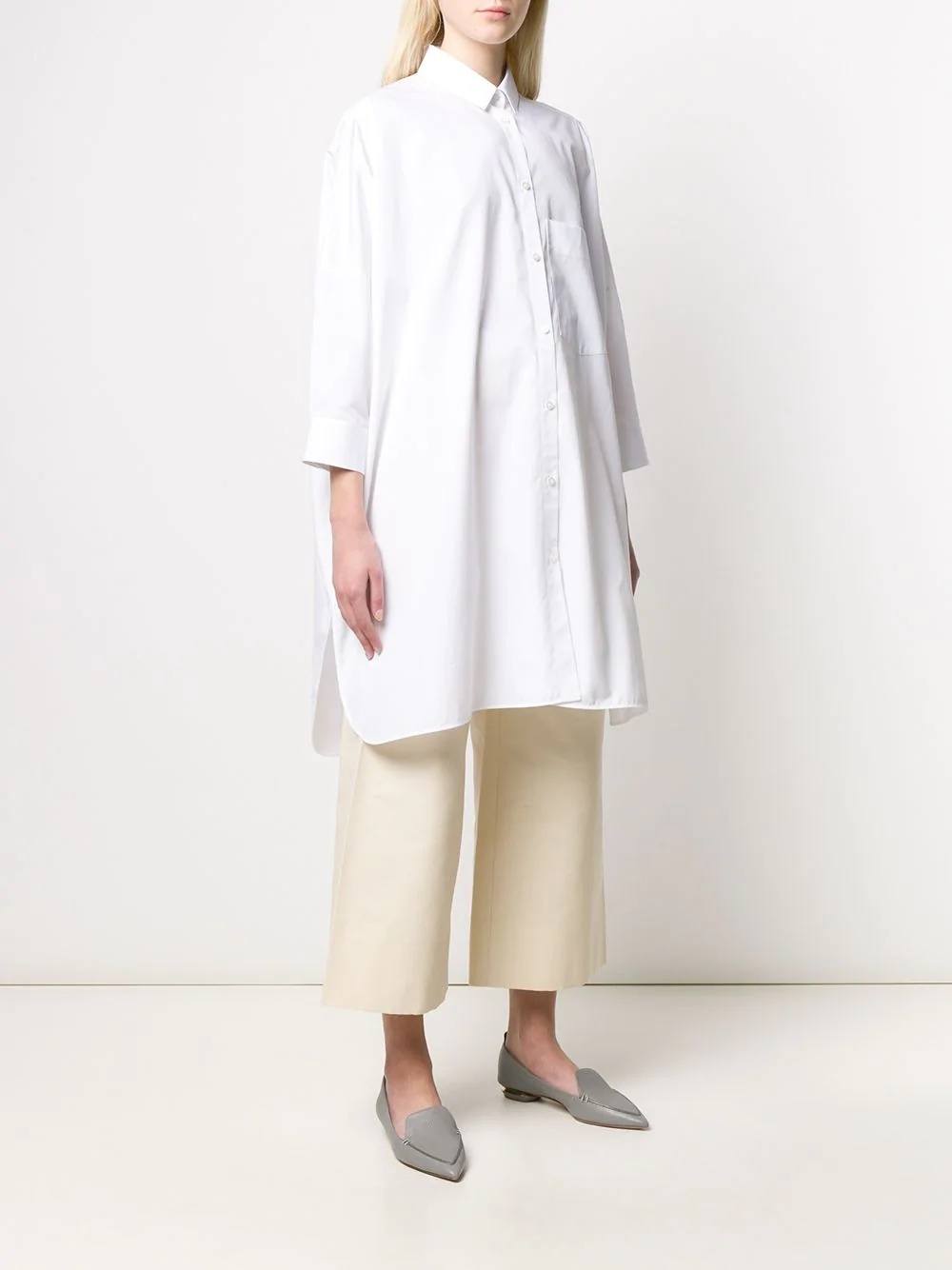 oversized cotton shirt - 3