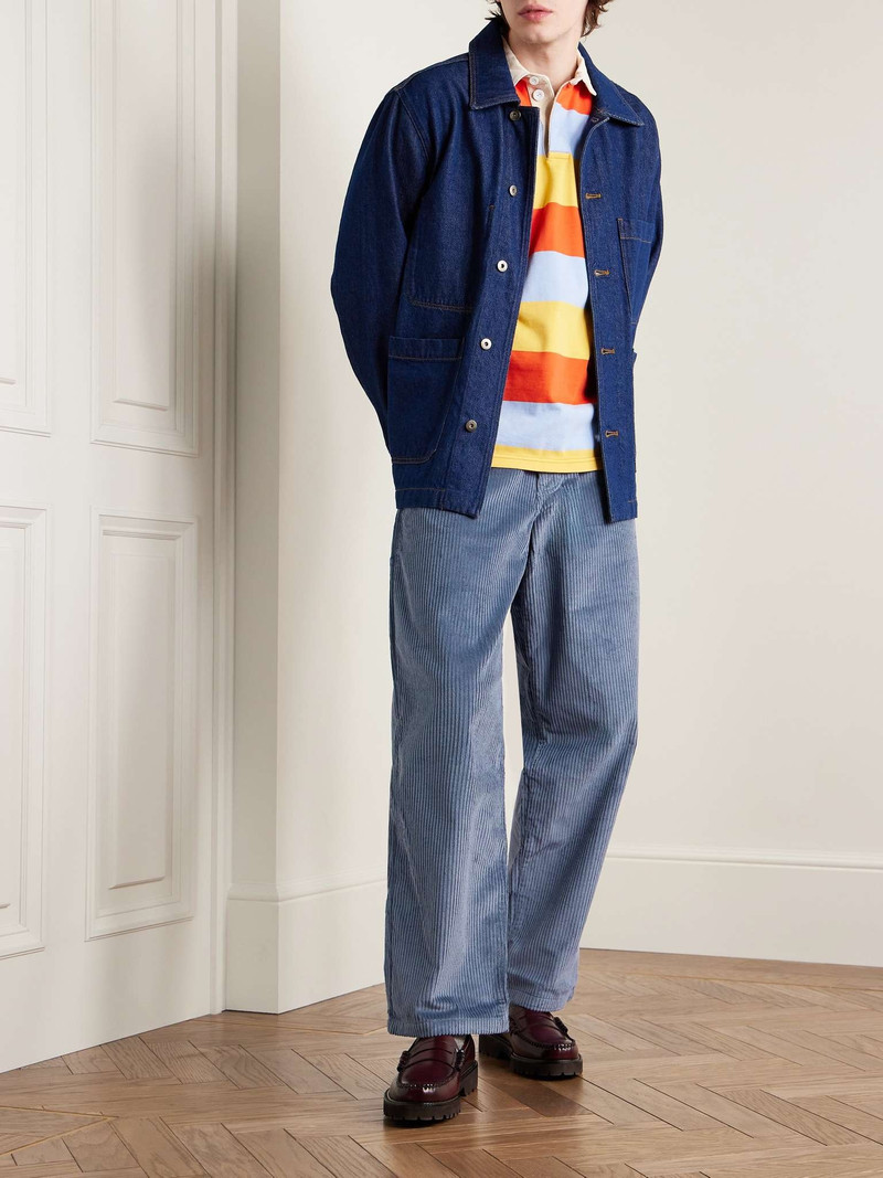 Noah Straight-Leg Cotton-Corduroy Trousers outlook