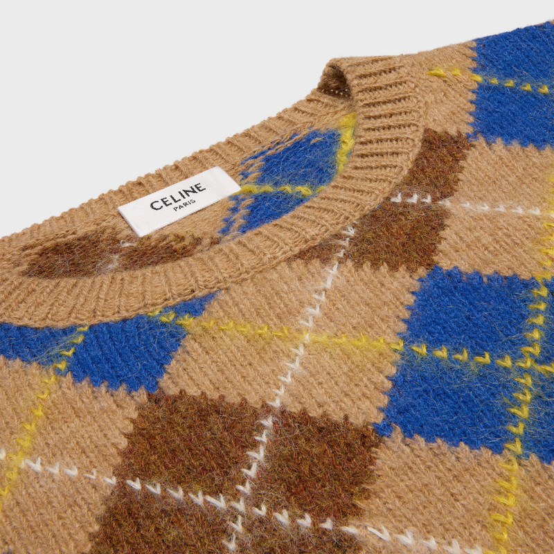 crewneck sweater IN argyle wool 3