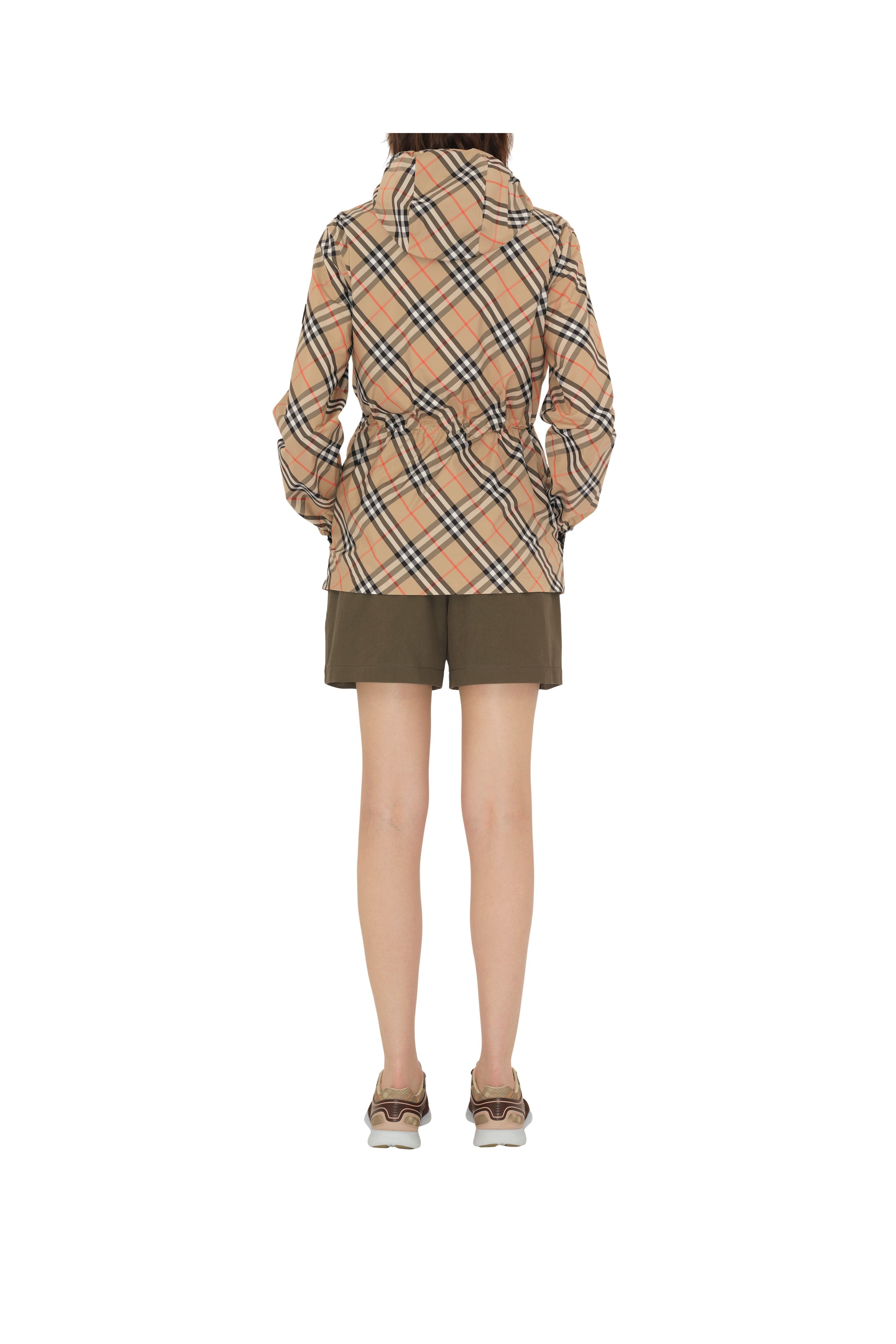 burberry Check Lightweight Jacket in Sand at Nordstrom - 4