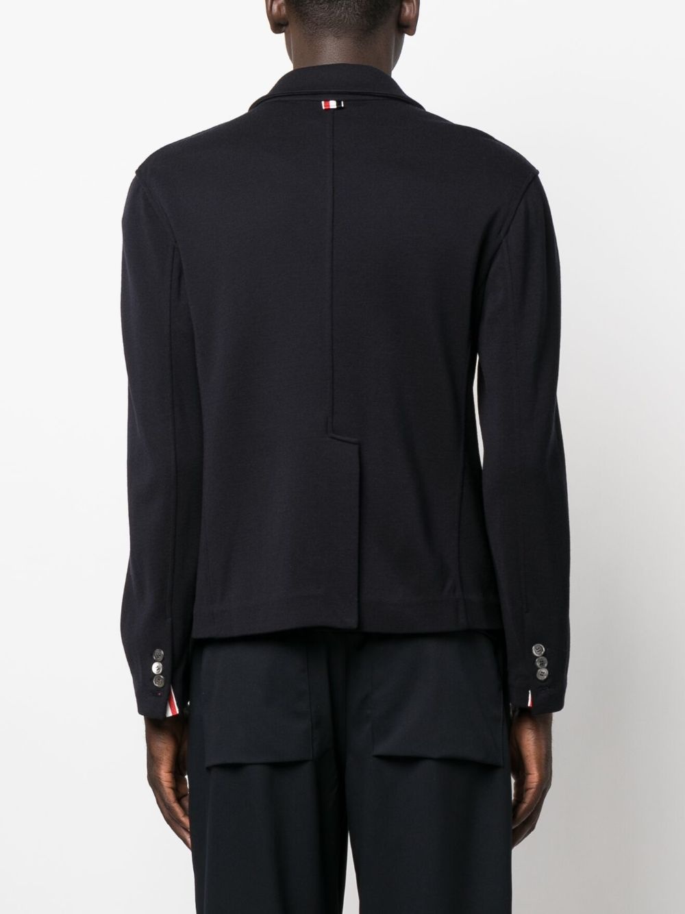 grosgrain-loop button-fastening cardigan - 4