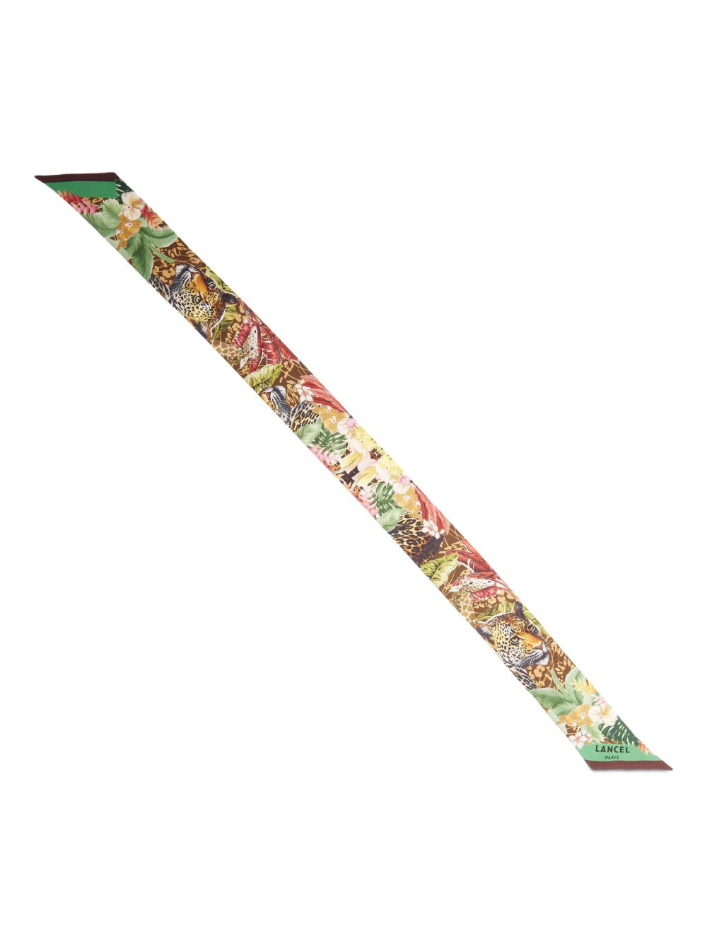 Jungle motif silk headband - 2
