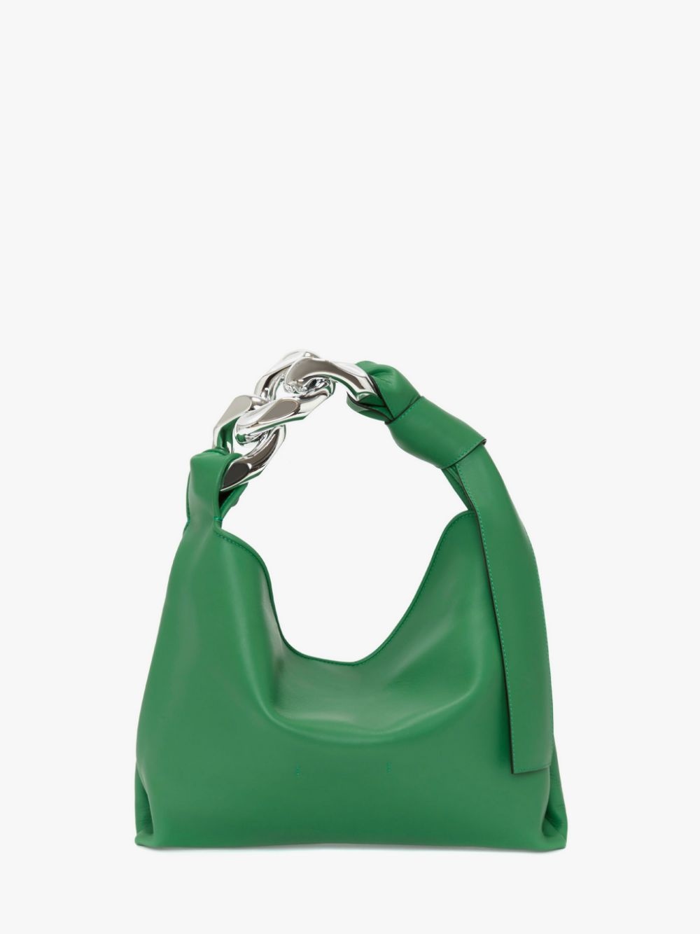 SMALL CHAIN HOBO - LEATHER SHOULDER BAG 4