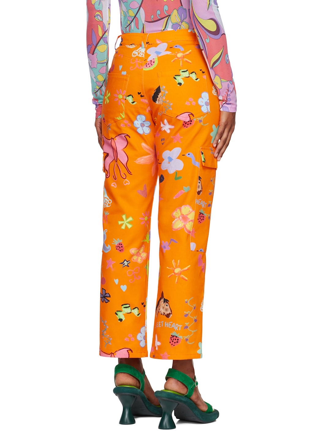 SSENSE Exclusive Orange Chason Jeans - 3