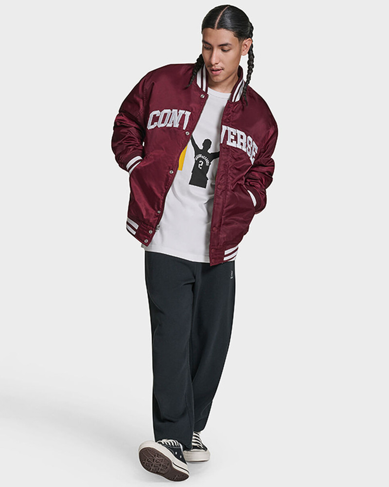 Embroidered Varsity Bomber Jacket 1