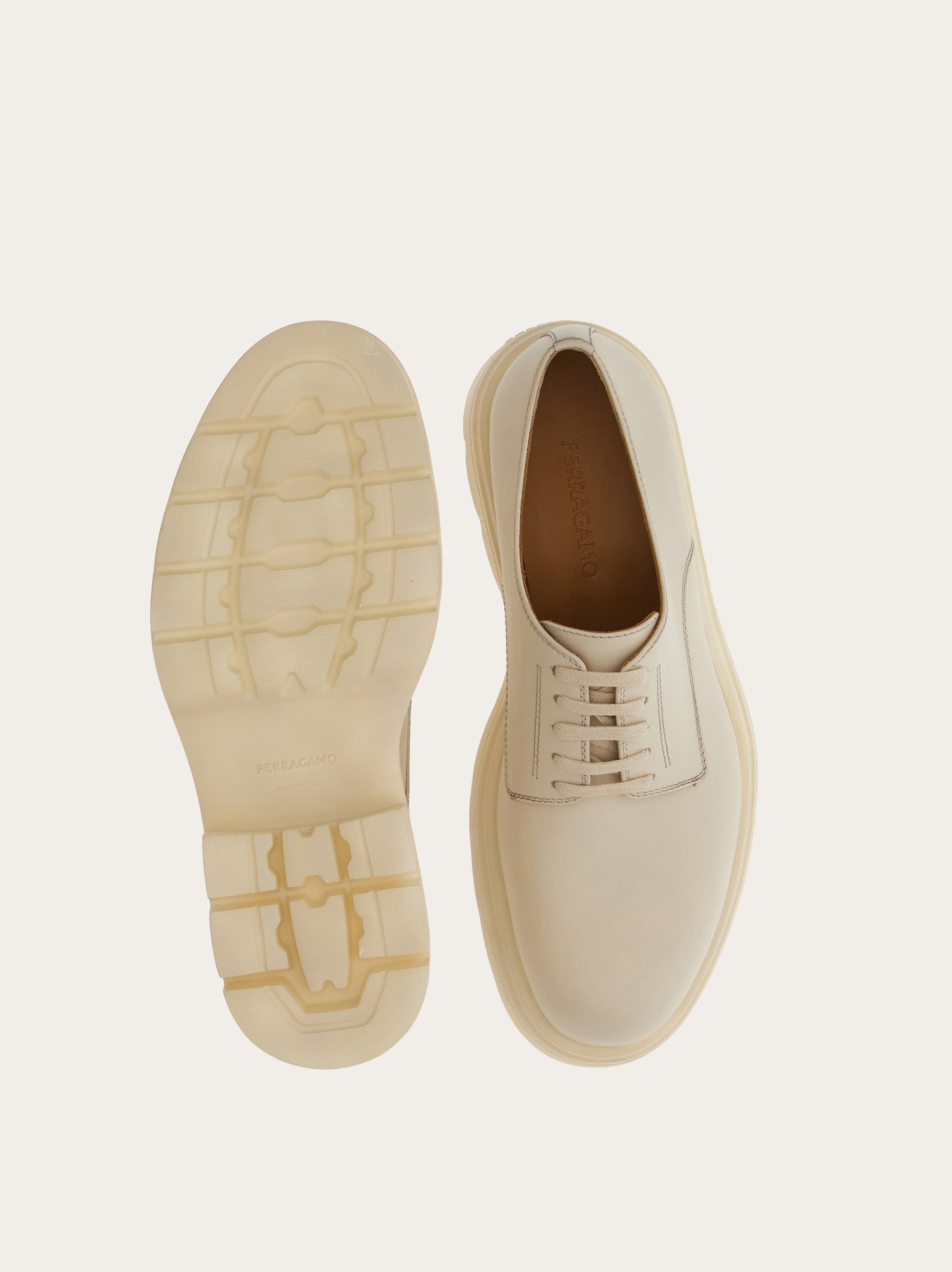 Chunky lace up derby shoe - 5
