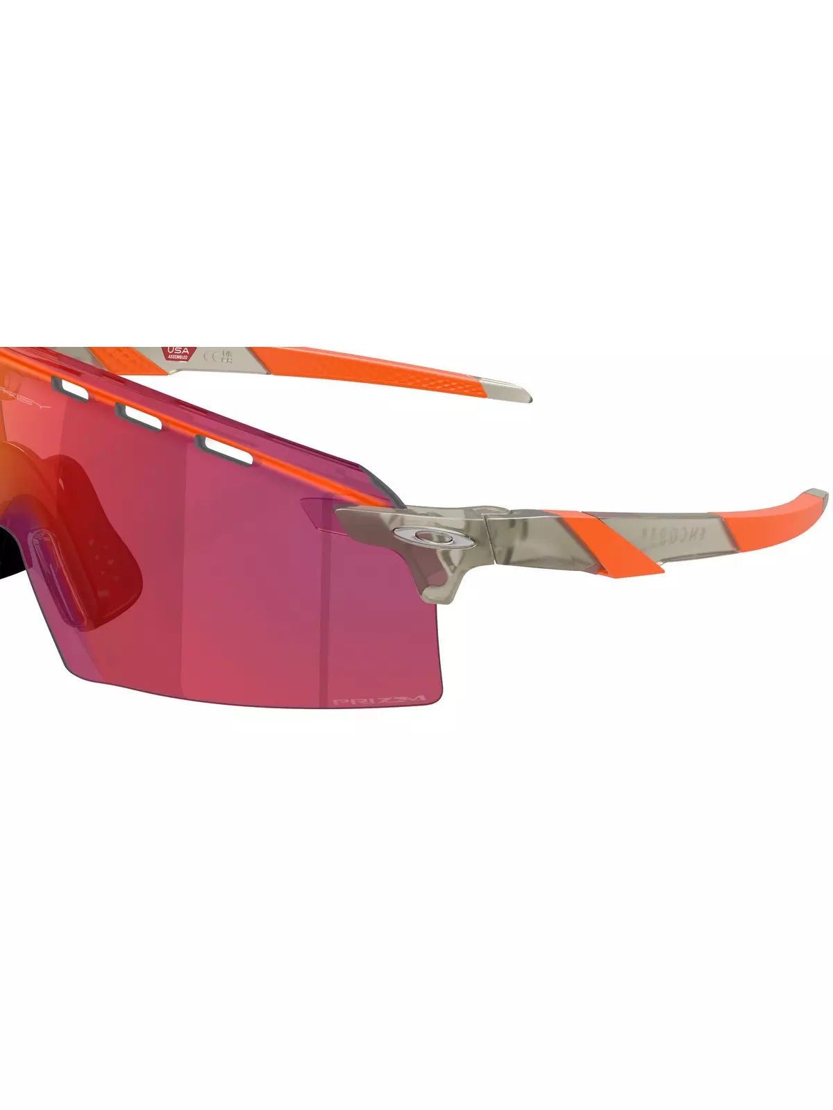 Encoder Strike Vented Prizm Road Sunglasses - Matte Grey Ink - 5