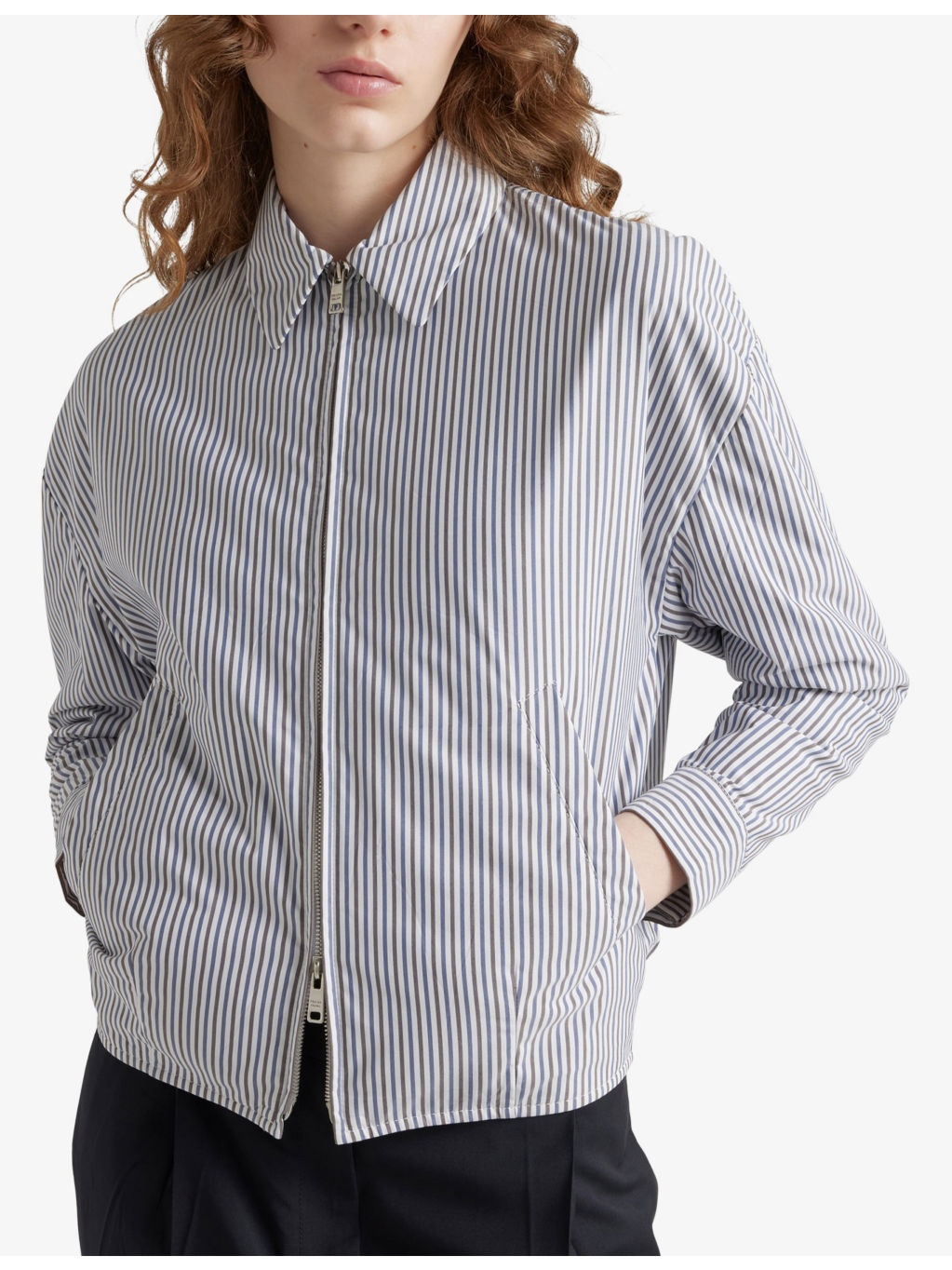 Striped Regular-Fit Woven Jacket - 3