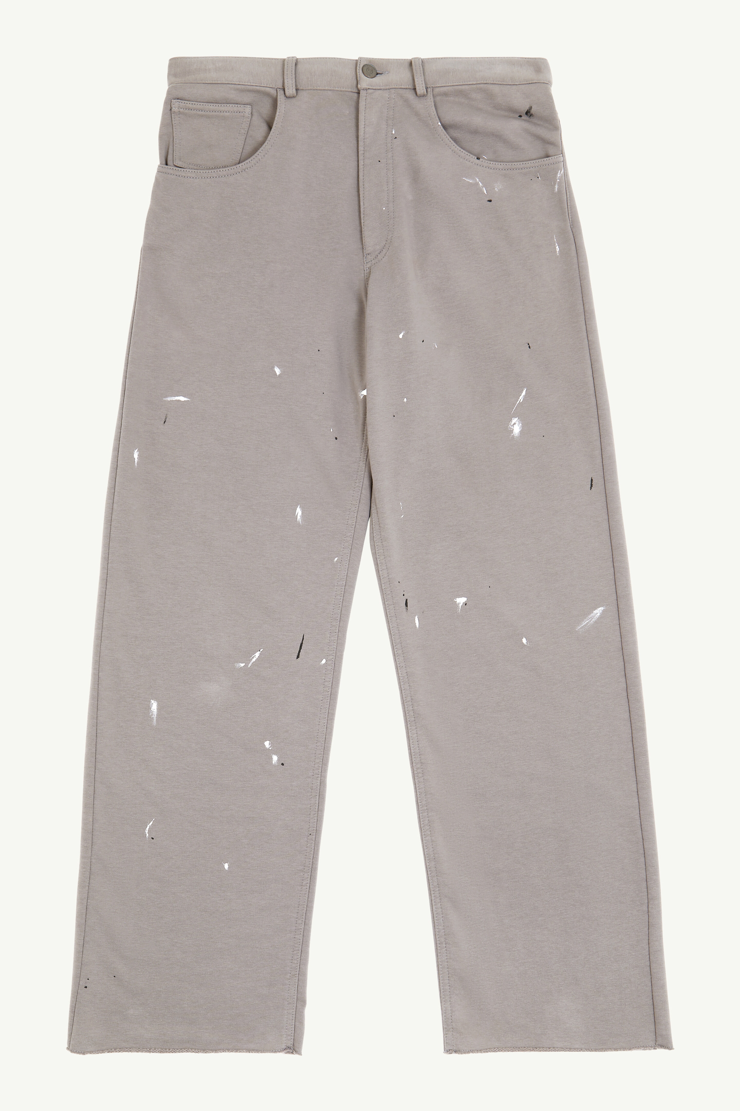 Unbrushed Sweat Jersey 5-Pocket Trousers - 1