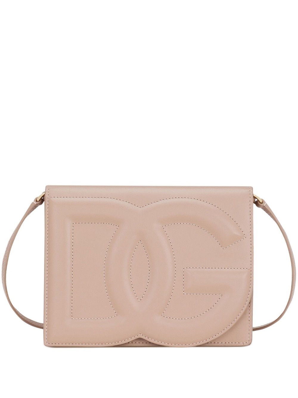DG Logo leather cross body bag - 1