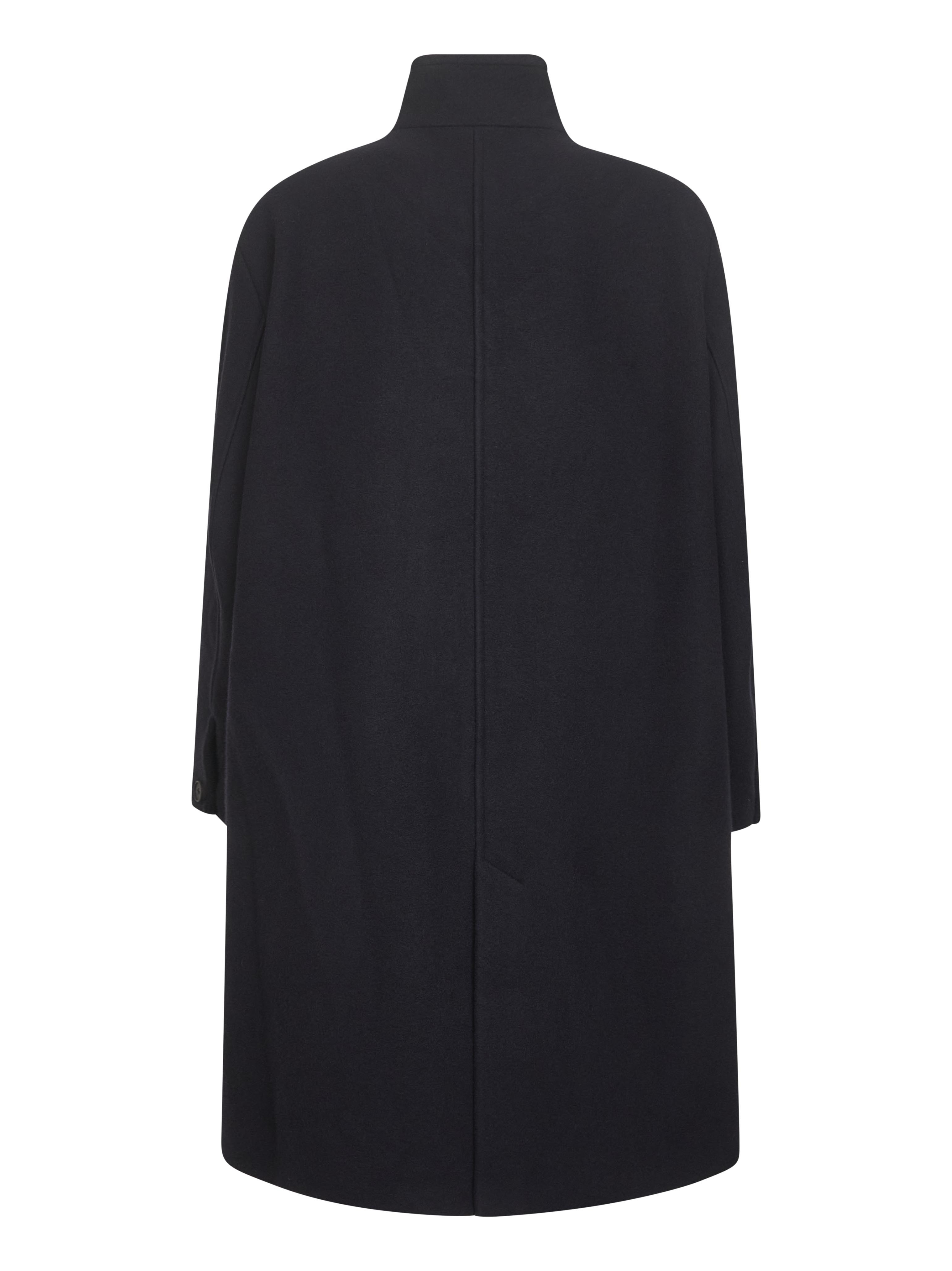 Blue double wool and cashmere Morro coat - 2