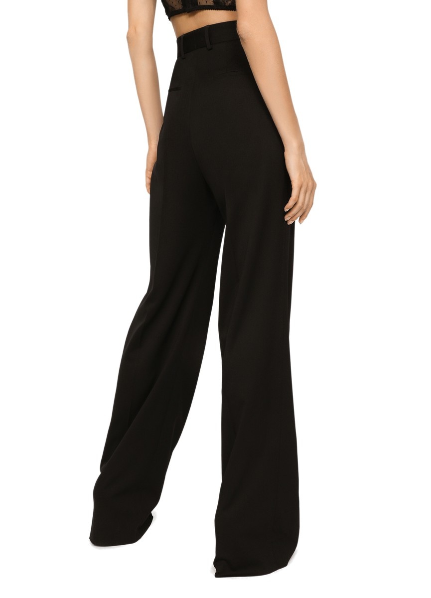 Gabardine palazzo pants - 3