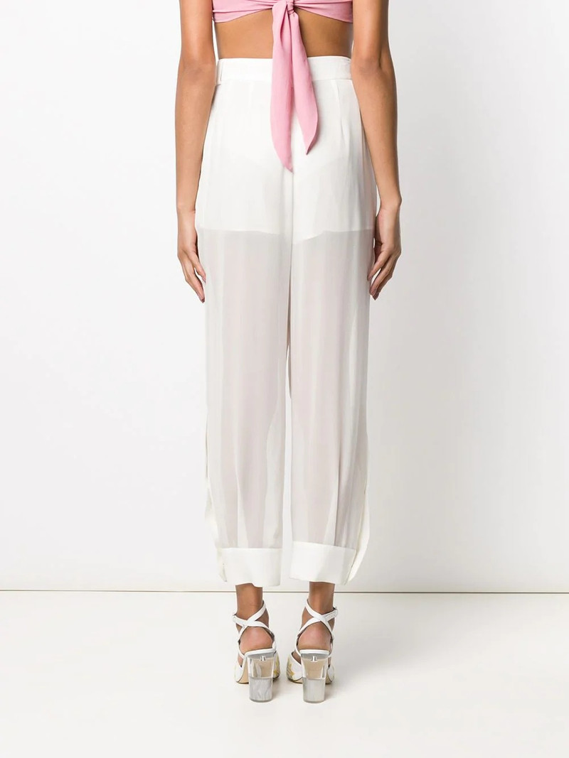 high-rise sheer trousers 4