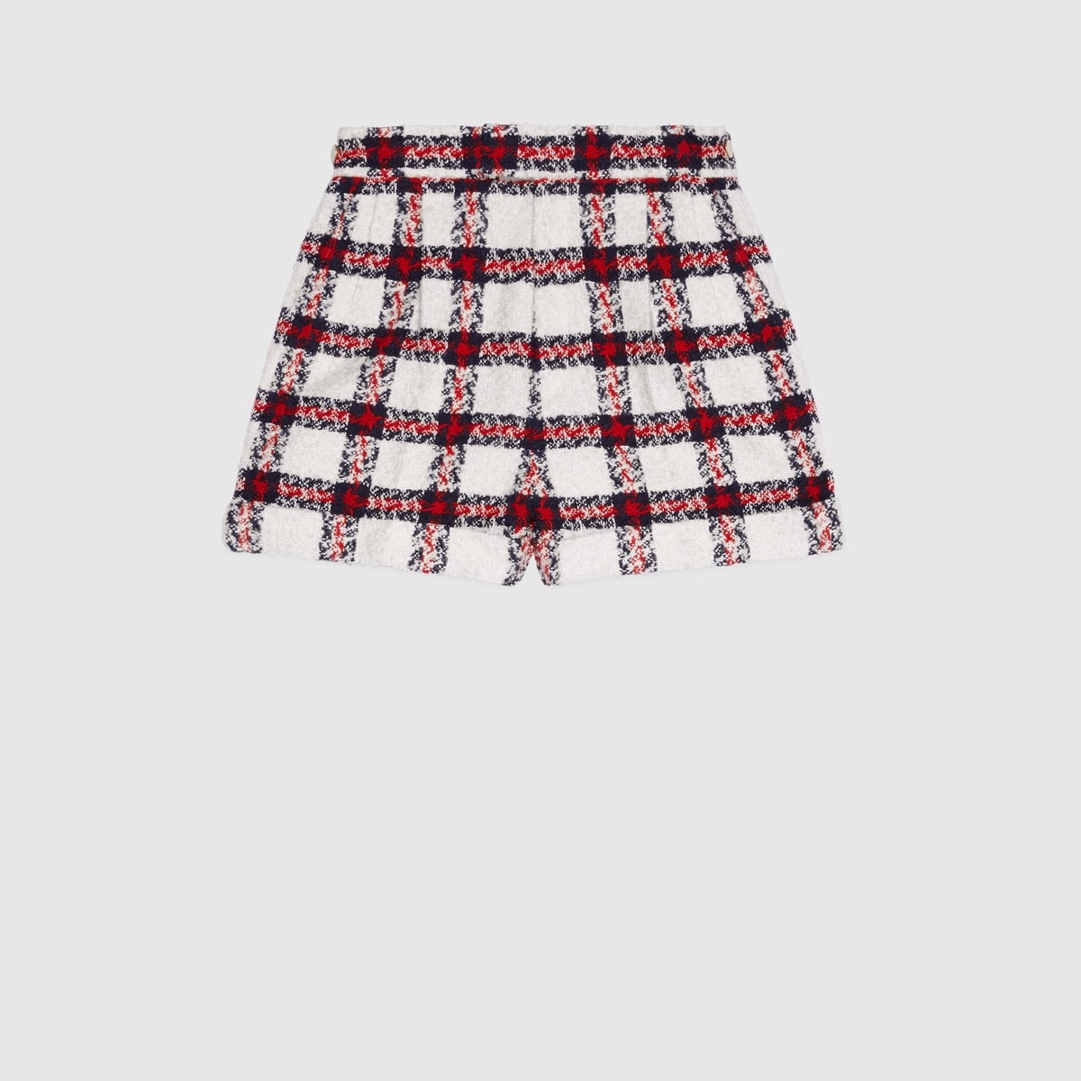 Check tweed shorts - 1