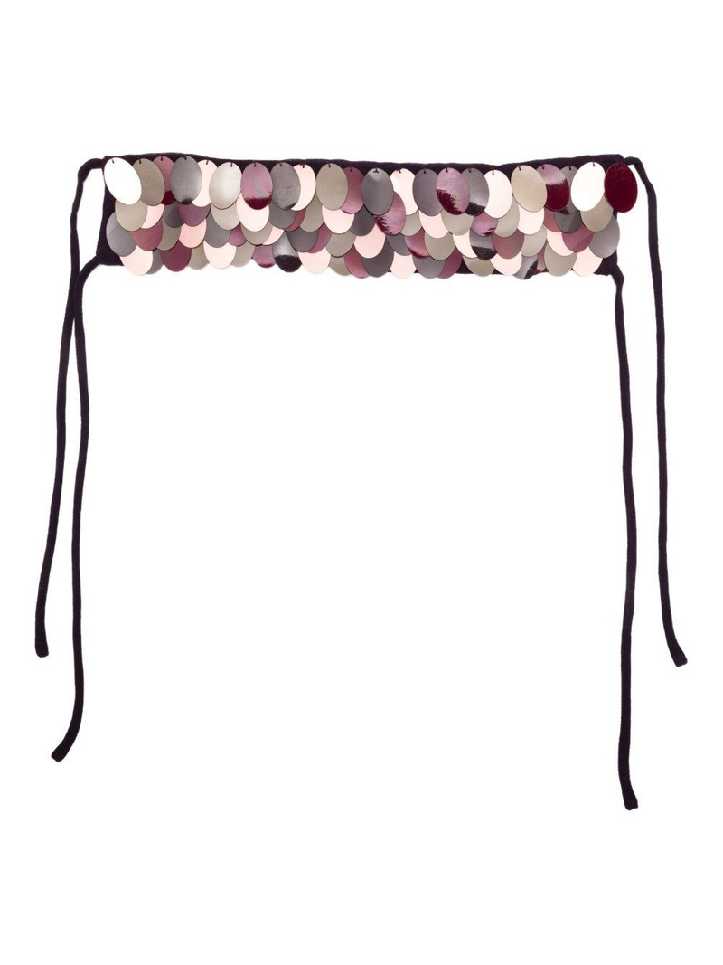 Sequin collar 1