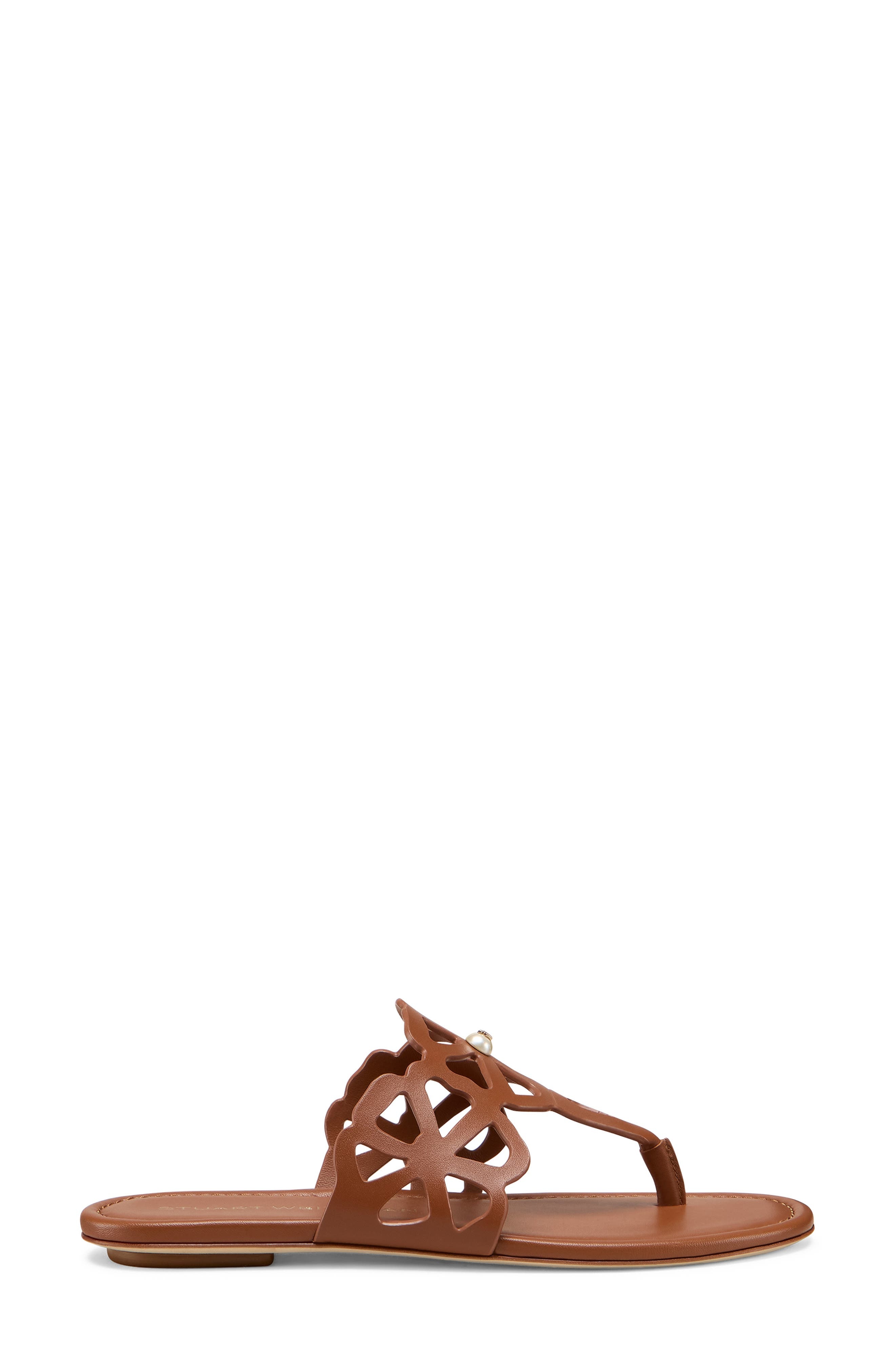 Stuart Weitzman Jasmine Cutout Sandal in Luxe Saddle at Nordstrom - 2