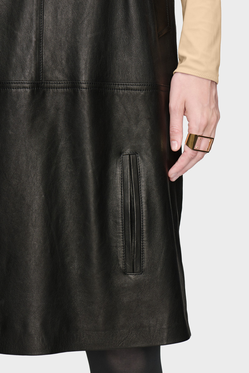 Leather Midi Dress 5