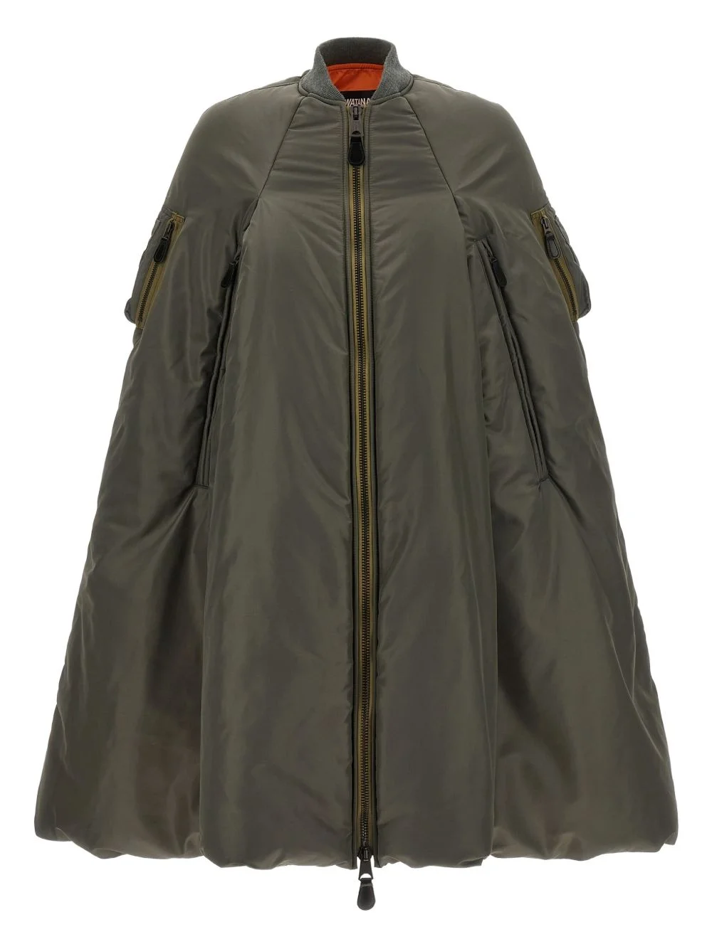 padded bomber cape - 1