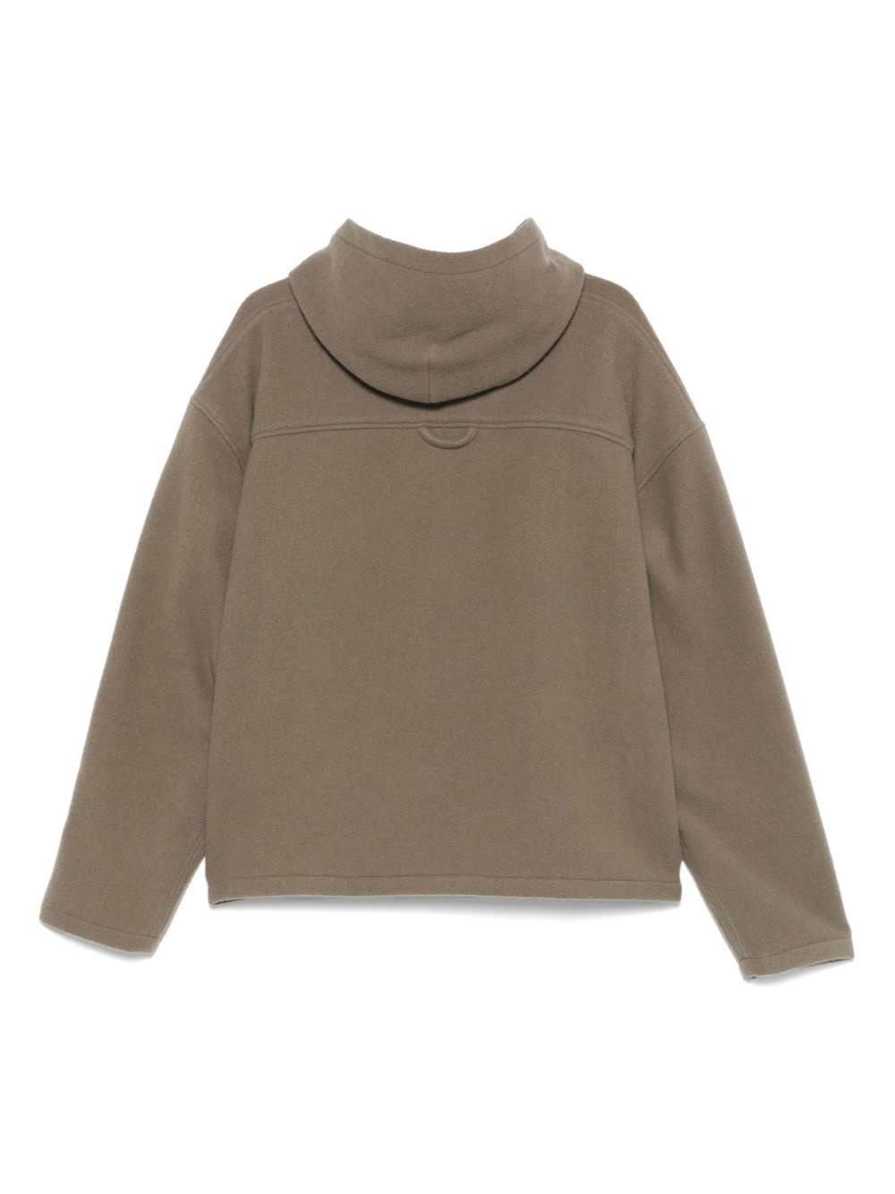 fleece cropped hoodie - 2
