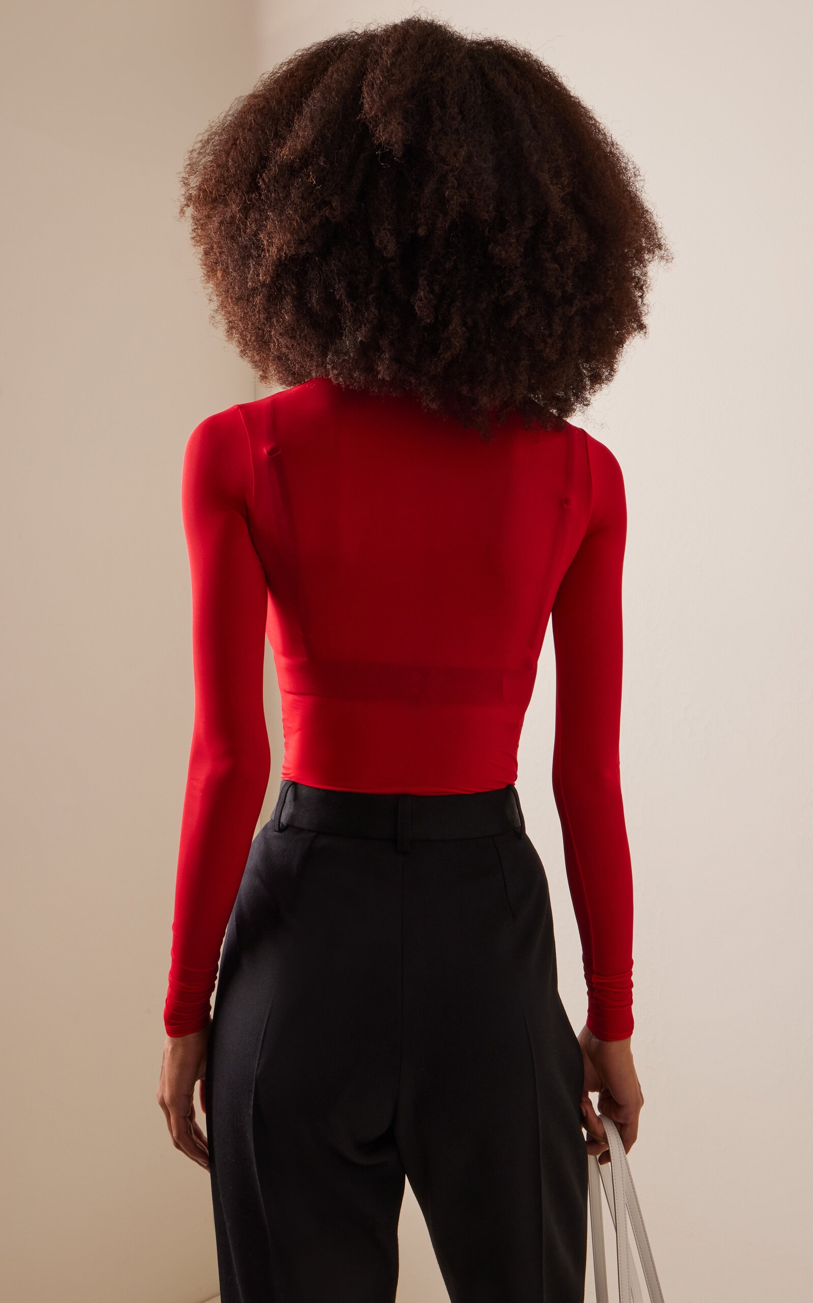 Sheer Bodysuit red - 4