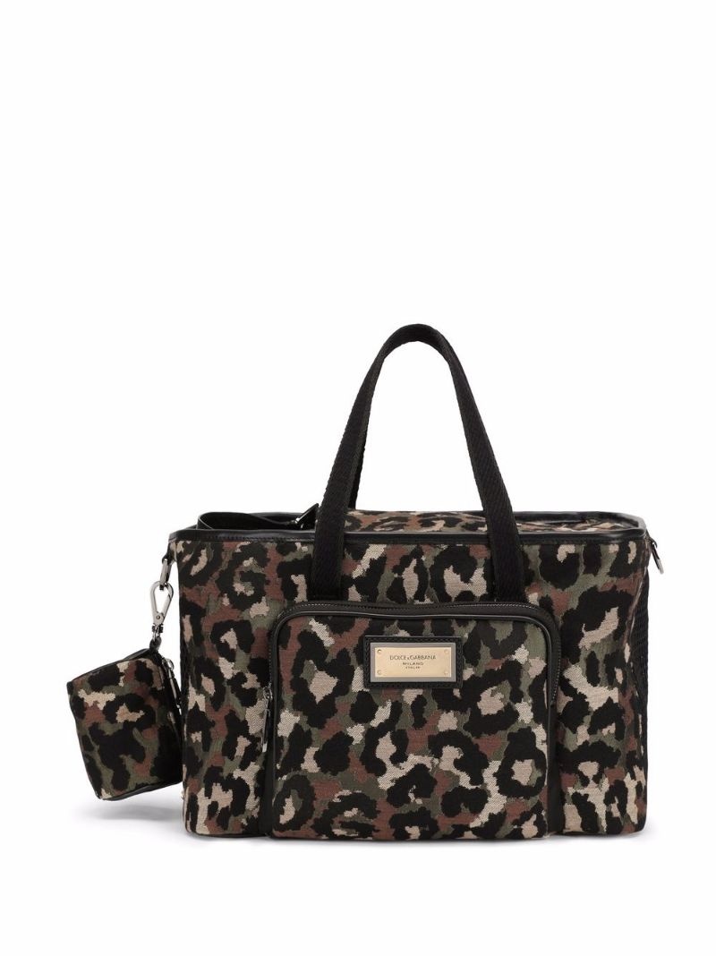 leopard-print pet carry bag - 1