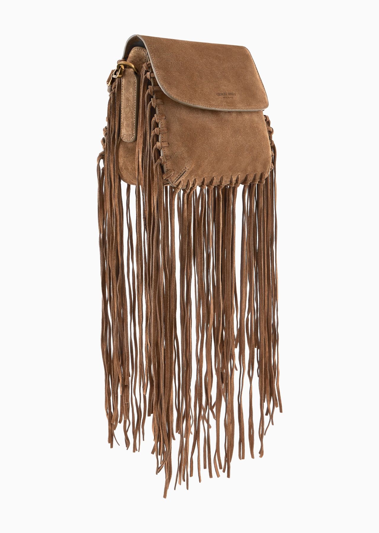 La Prima fringed suede bag - 2
