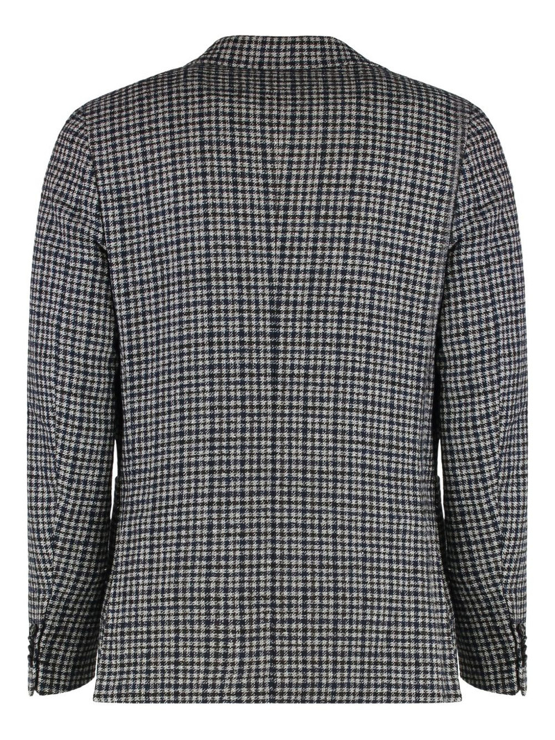 ZEGNA checked single-breasted blazer outlook