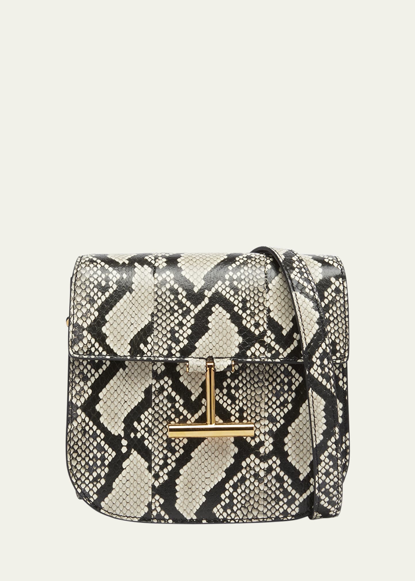 Tara Mini Crossbody Bag in Python-Printed Leather - 1