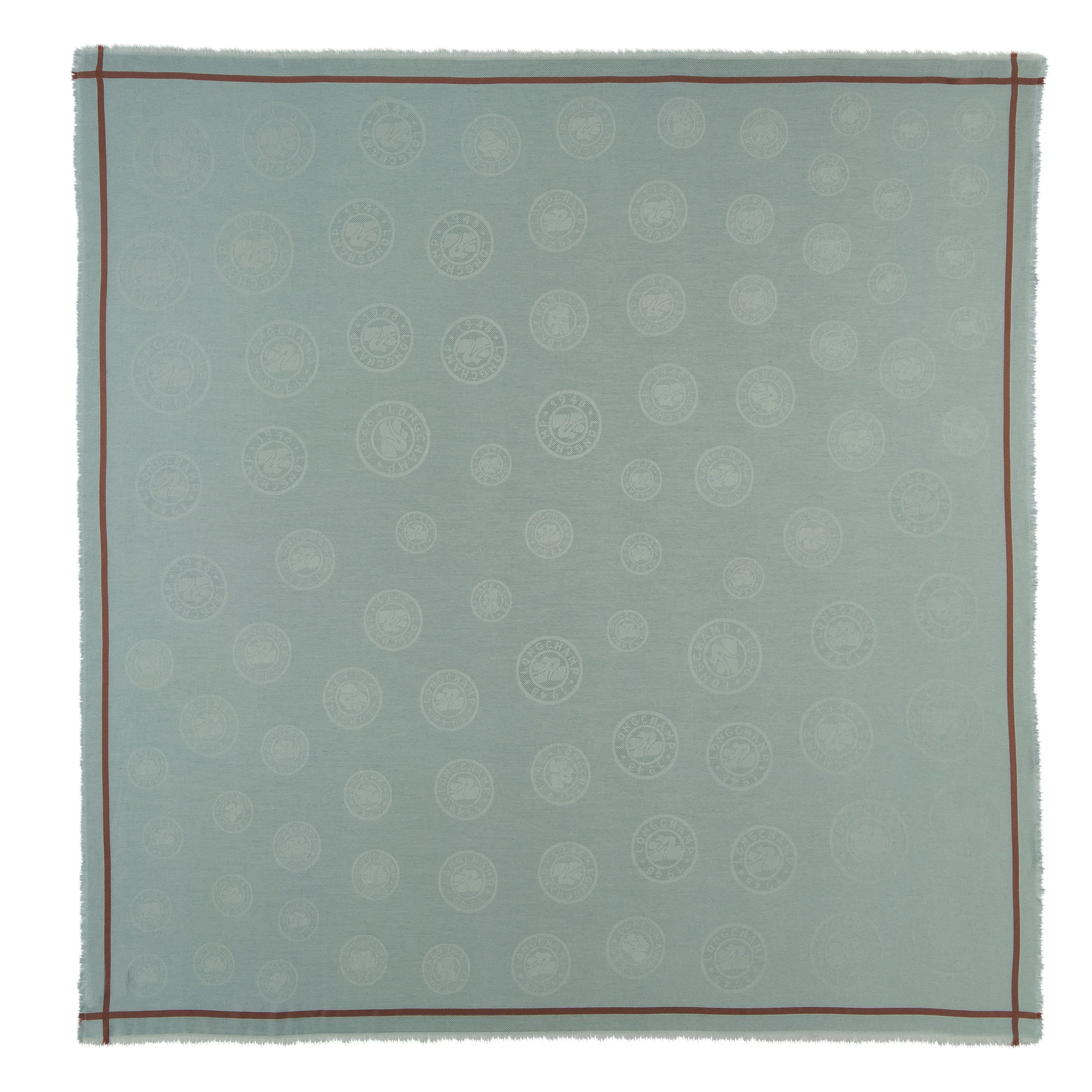 La Médaille Longchamp Shawl Vervain - Cotton blend - 1