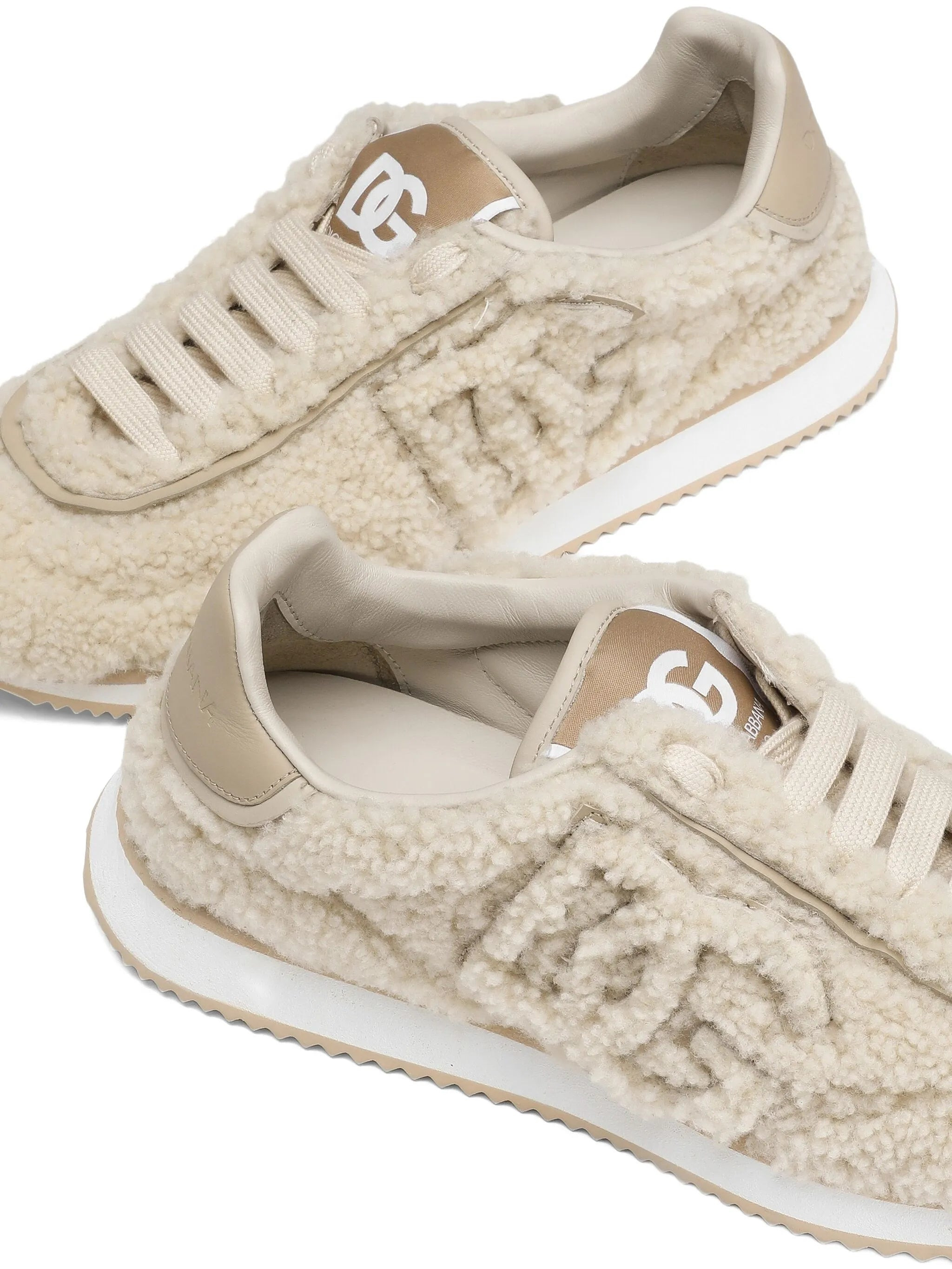 DG shearling sneakers - 4