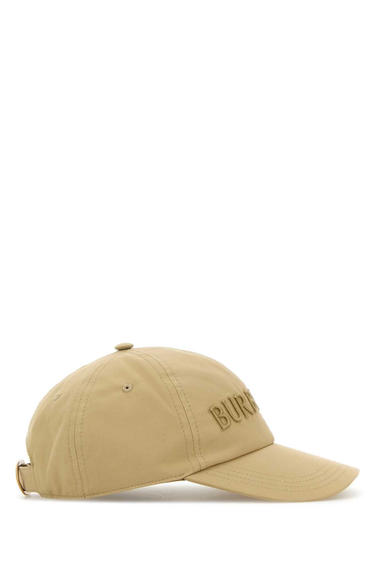 Burberry Women Beige Cotton Baseball Cap - 2
