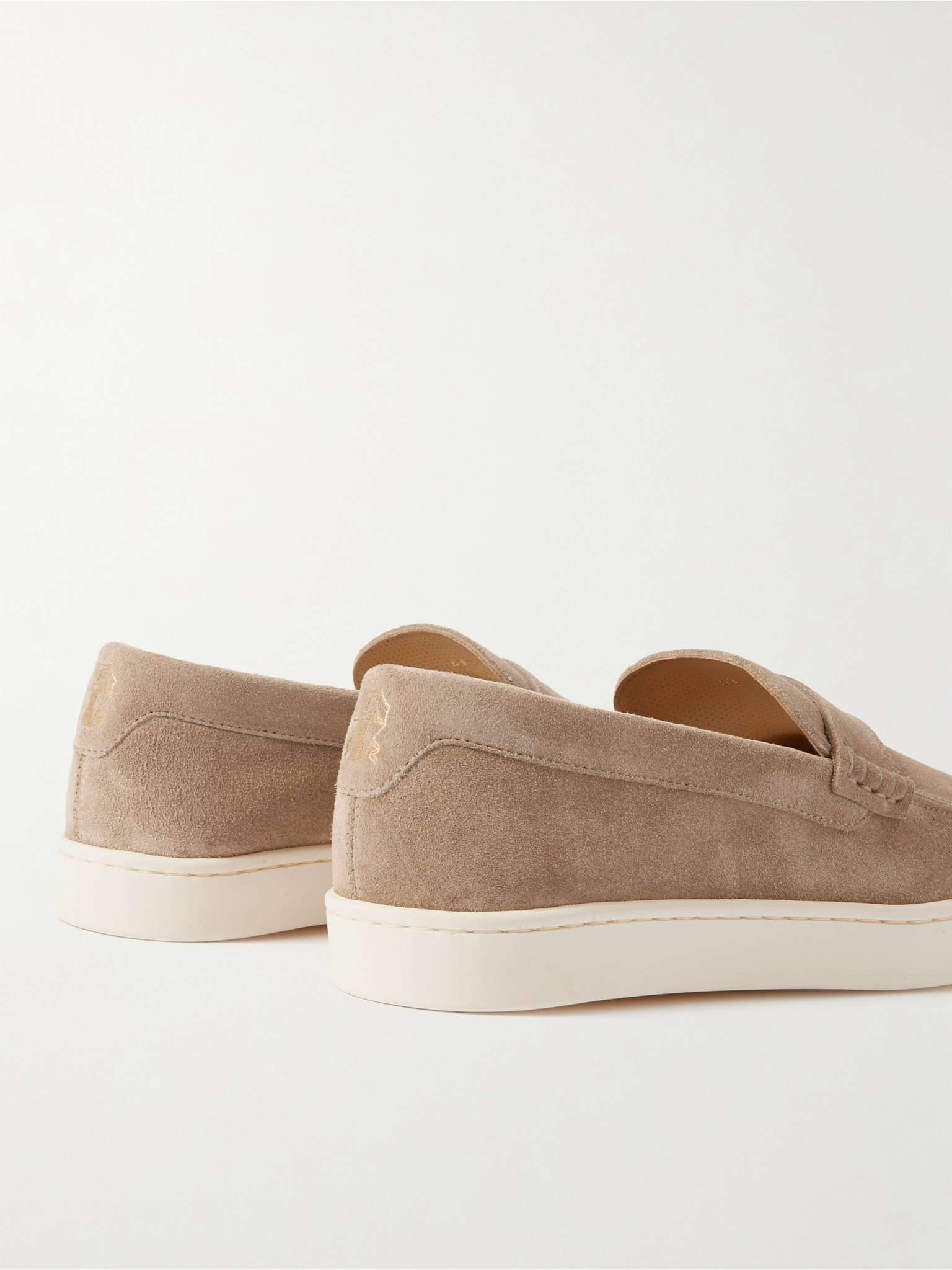 Suede Penny Loafers - 5