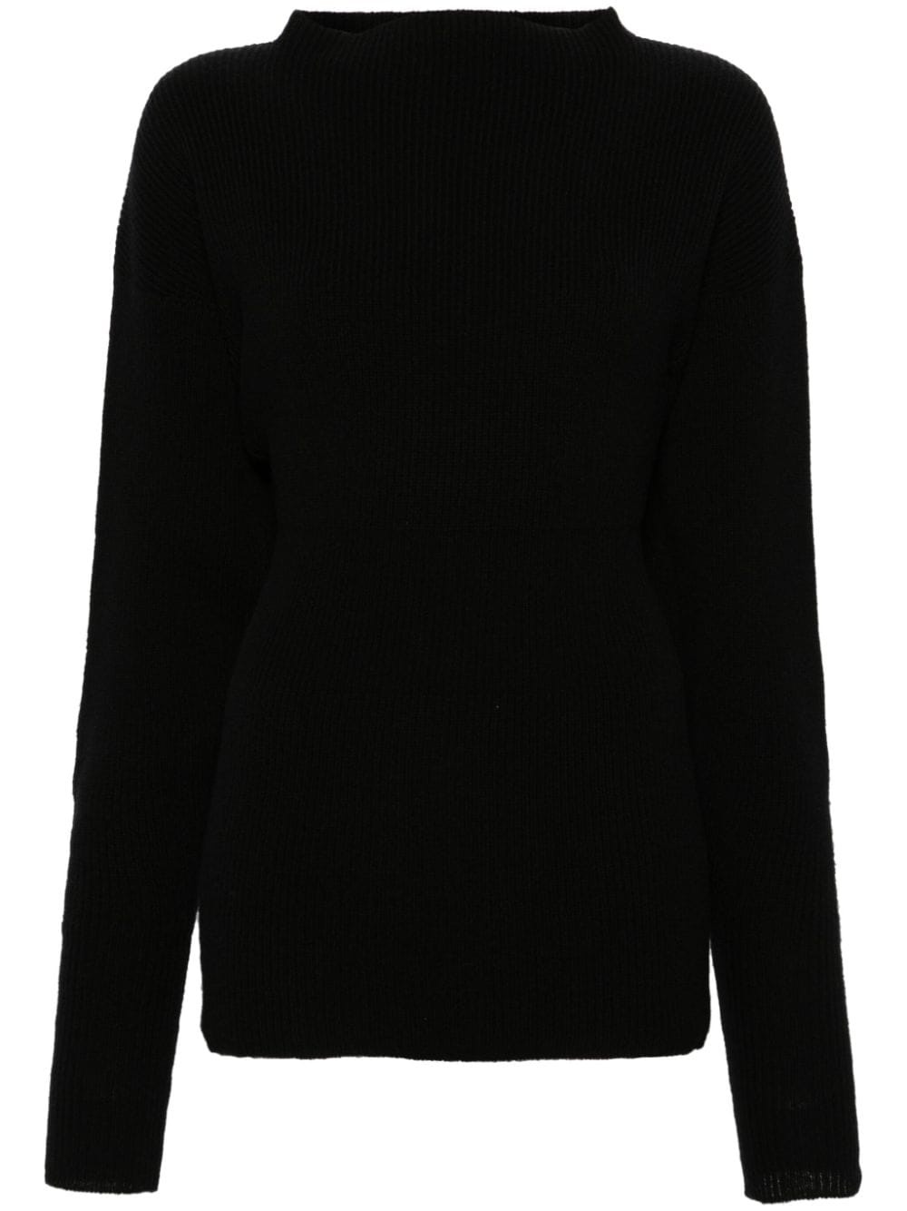 ribbed-knit wool jumper - 1