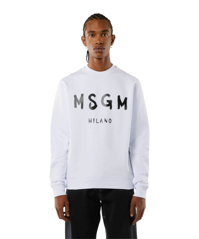Long sleeved cotton sweatshirt - 1