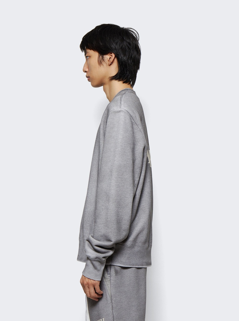 Aged Puff Logo Crewneck Grey 4