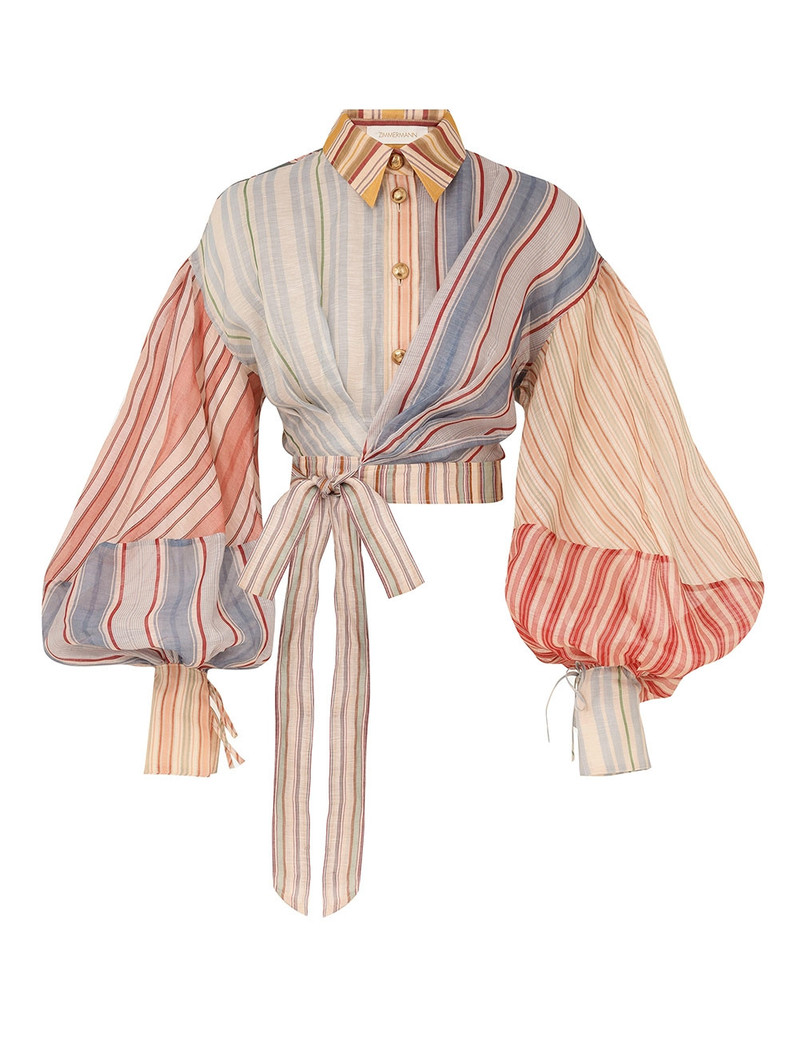 REBELLION STRIPED BLOUSE 1