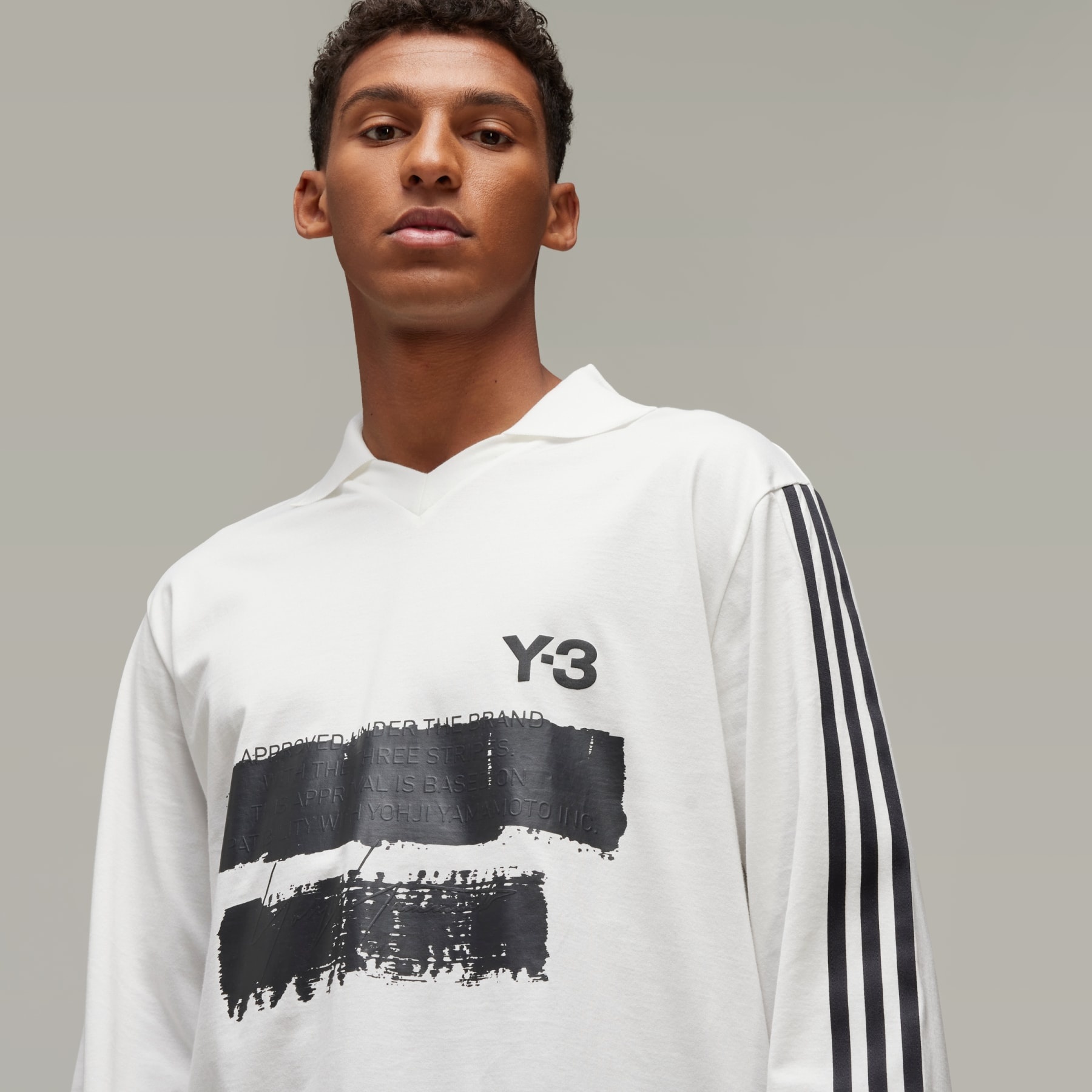 Y-3 Graphic Logo Long Sleeve Tee - 6