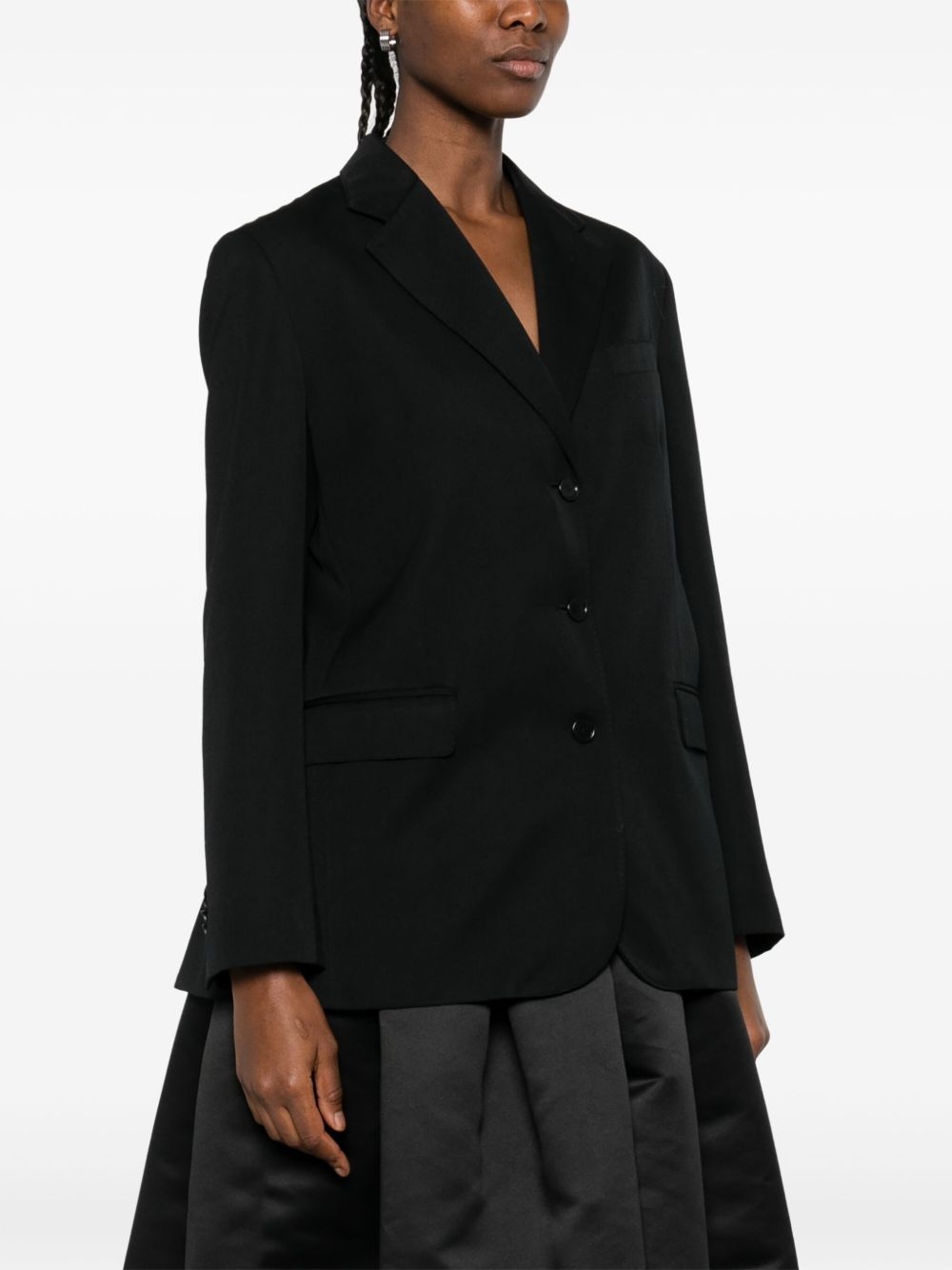 open-back bow-detail blazer - 4