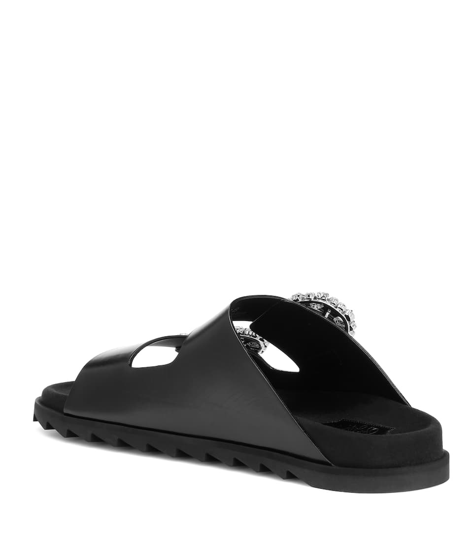 Slidy Viv' leather sandals - 3