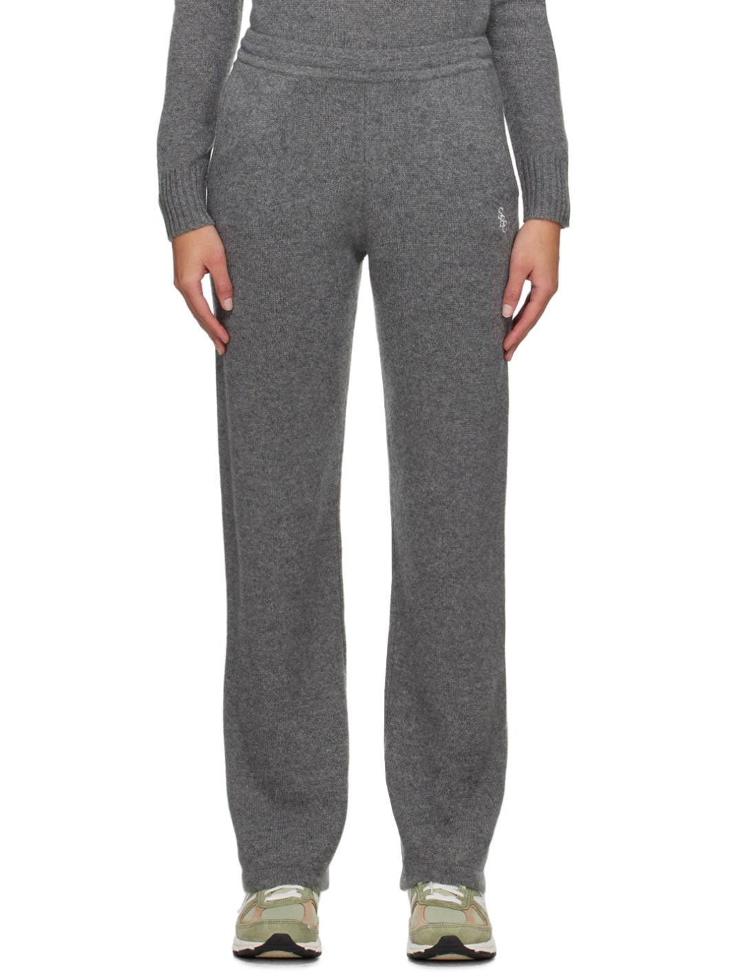 Gray 'SRC' Lounge Pants - 1