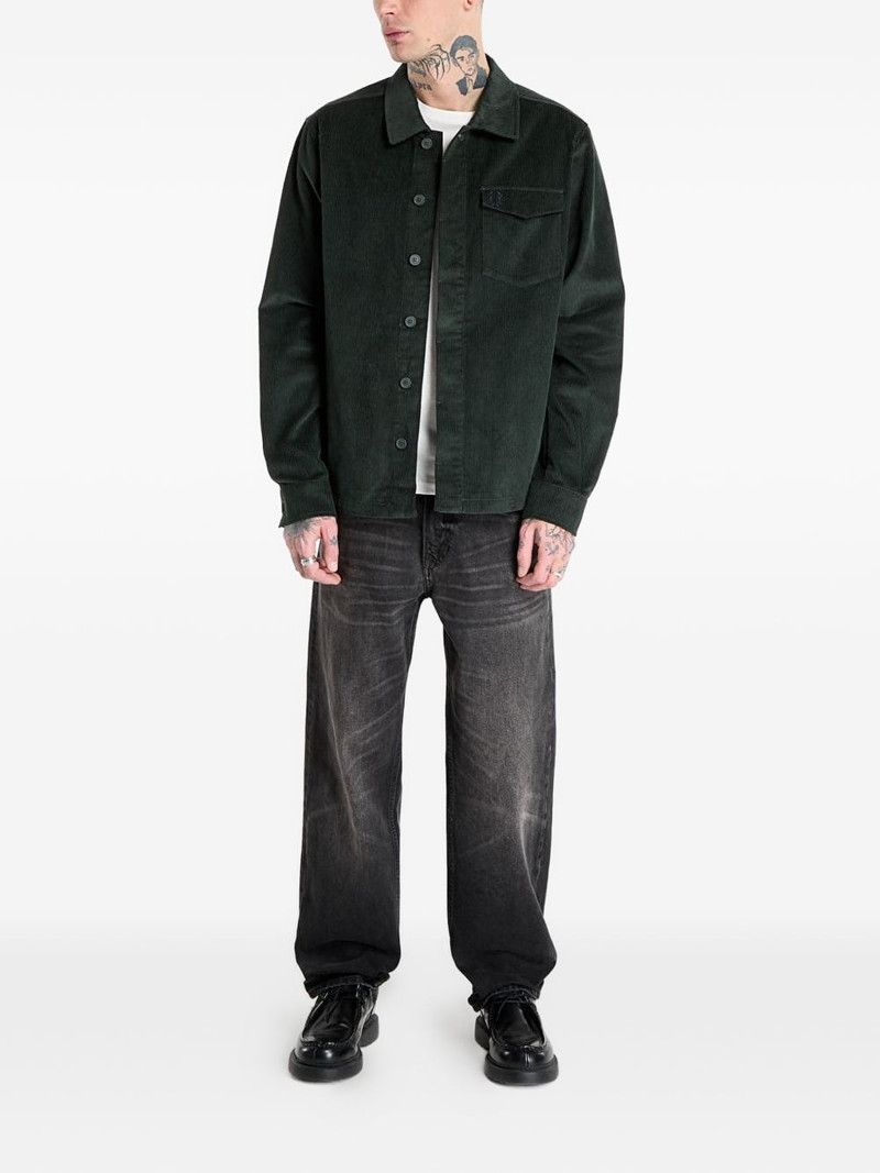 Fred Perry corduroy chest-pocket shirt outlook