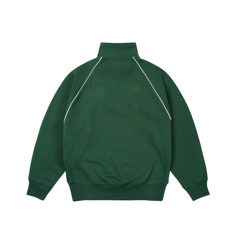 PALACE FAST LOGO 1/4 ZIP RACEY GREEN outlook