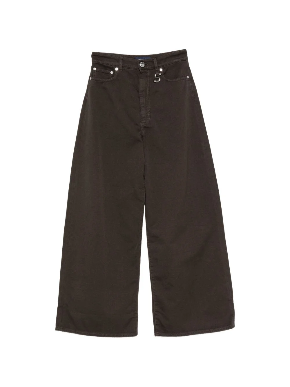 S-detail wide-leg jeans - 1