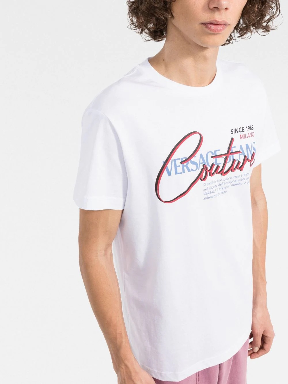 logo-print cotton T-shirt - 3