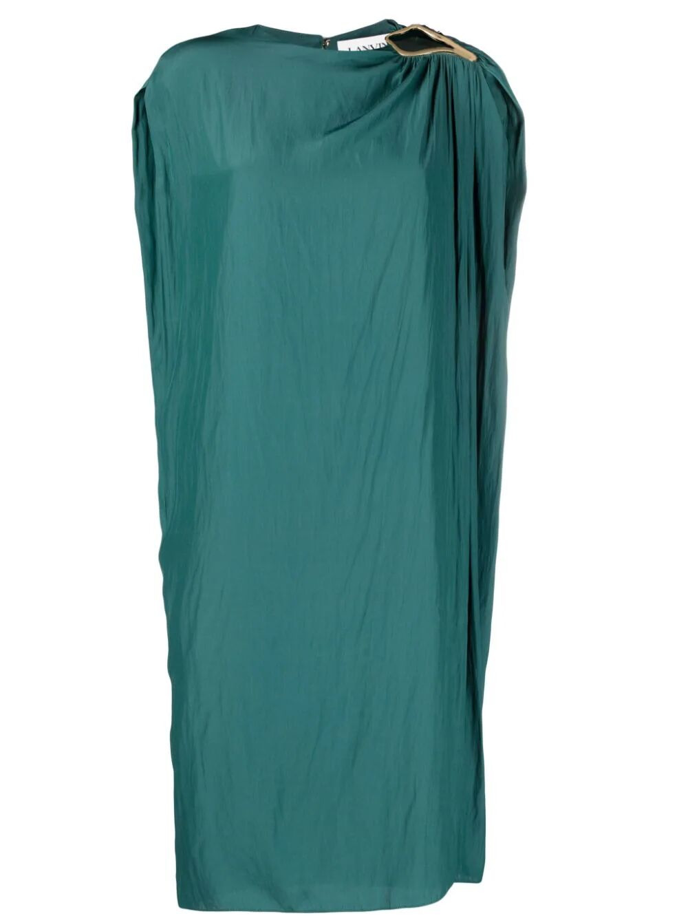 Lanvin Women Sleeveless Draped Knee Dress - 1